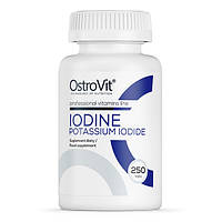 Микроэлемент Йод OstroVit IODINE Potassium Iodine 250 Tabs HR, код: 7845091