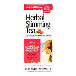 Herbal Slimming Tea Caffeine Free 24 Tea Bags (Cranraspberry)