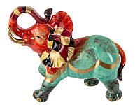 Фигурка декоративная Яркий слон 15 см Lefard AL113804 HR, код: 7431202