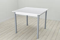 Стол кухонный Ferrum-decor Диего 75x80x80 Серый ДСП Белое 16мм (DIE0057) HR, код: 6484385
