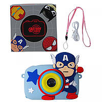 Фотоаппарат детский Супергерои Капитан Америка MIC (XL-X800G1) BS, код: 8408323