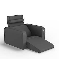 М'яке крісло KULIK SYSTEM PLEASURE Екошкіра Цілий Сірий (hub_ABwf35245), 1762793 — 742