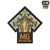 M-Tac нашивка MG Operator PVC друк Black/Coyote ll