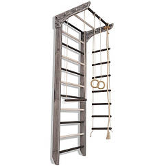 Шведська стінка SportBaby зі снарядами та турніком «Kinder Loft White 2-240», 8263662 — 815