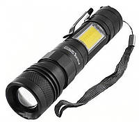 Фонарь ручной Police BL-T6-19 (T6+COB) zoom + microUSB + 3 режима BS, код: 7752378