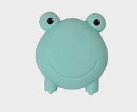Антиударная накладка на стену Little bean Салатовая жабка HR, код: 6631576