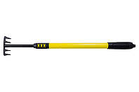 Грабли прямые Mastertool - 630-910 x 95 мм резиновая ручка