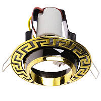 Поворотный точечный светильник Brille 60W RO-50 Золотистый 161301 HR, код: 7275128