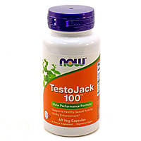 Репродуктивне здоров'я чоловіків TestoJack 100 Now Foods 60 капс. TS, код: 7701423