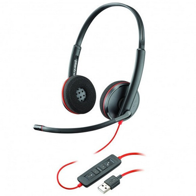 Наушники проводные Plantronics Blackwire C3220 USB-A (209745-201) HR, код: 8058225 - фото 3 - id-p2147354002