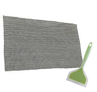 Набор антипригарный коврик-сетка для BBQ и гриля и Лопатка с антипригарным покрытием Green (n TS, код: 2647889