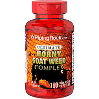 Тонизирующее средство Piping Rock Ultimate Horny Goat Weed Complex 100 Caps HR, код: 7576425