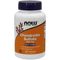 Препарат для суставов и связок NOW Foods Chondroitin Sulfate 600 mg 120 Caps HR, код: 7693361