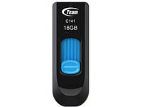 Флеш-накопитель USB 16Gb Team C141 Blue (TC14116GL01) HR, код: 2313379