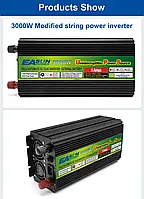 ИБП + зарядка Инвертор UPS EASUN 3000W 1200 Вт модифицированный синус 12В- 220 В ДБЖ Інвертор