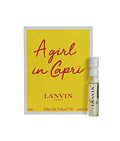 Пробник Туалетная вода для женщин Lanvin A Girl in Capri 2 мл