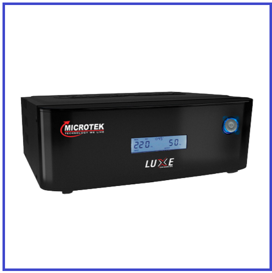 ДБЖ з правильною синусоїдою Microtek Luxe SW 1000/12V (640W) під зовнішній АКБ 12V струм заряду 10A