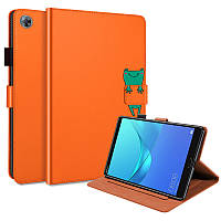 Чехол-книжка Animal Wallet Huawei MediaPad M5 10.8 Frog Оранжевый ZZ, код: 8096976