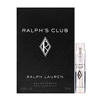 Пробник Парфюмированная вода для мужчин Ralph Lauren Ralph's Club 1.2 мл