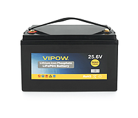 Аккумуляторная батарея Vipow LiFePO4 25,6V 50Ah со встроенной ВМS платой 40A