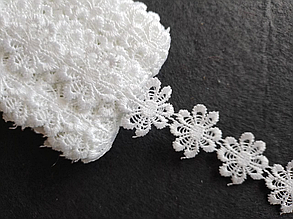 Мережево макраме 2.5см (13м) колір білий