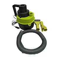 Автомобильный пылесос RIAS The Black для сухой и влажной уборки 100W Green TS, код: 8136499