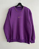 Свитшот мужской фиолетовый Nike Кофта молодежная Найк весна осень лето красивая, Толстовка спортивная турецкая