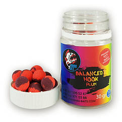 Бойлі Piranhas Baits Balanced Hook Plum 10 mm 30gr