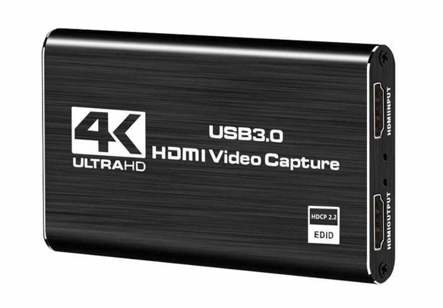 Зовнішня карта відеозахоплення 4K HDMI в USB 3.0 з мікрофонним входом і виходом на навушники