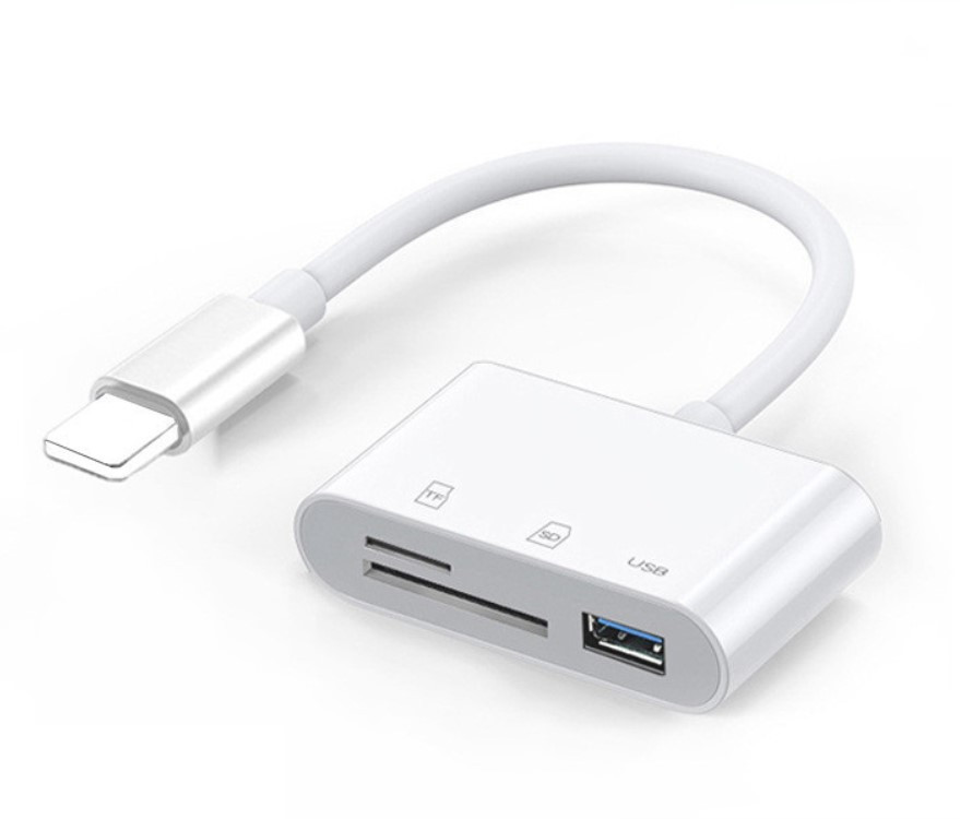 Картридер Iphone на USB/SD/microSD