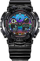 Часы Casio G-SHOCK GA-100RGB-1AER Black TS, код: 8321677