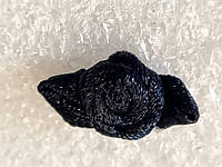 Бантик декоративный, пришивной. Цвет - черный. Размер 8*15 мм, №0115
