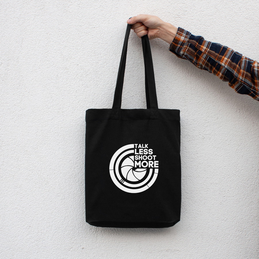 Екосумка "Talk less, shoot more", Чорний, англійська 4598845, фото 1