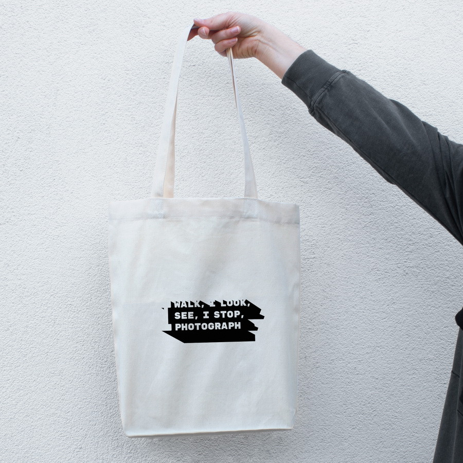 Екосумка "I walk, I look, I see, I stop, I photograph", Бежевий, англійська 4598740, фото 1