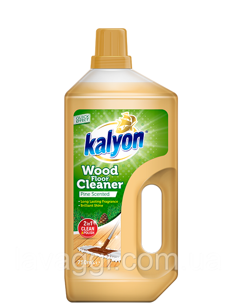 Засіб для миття дерева, паркету та ламінату Kalyon Wood Floor Cleaner Pine Scented 750 мл