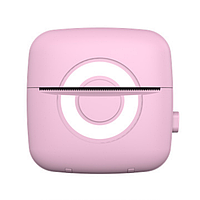 Термопринтер для телефону для друку чеків та нотаток рожевий