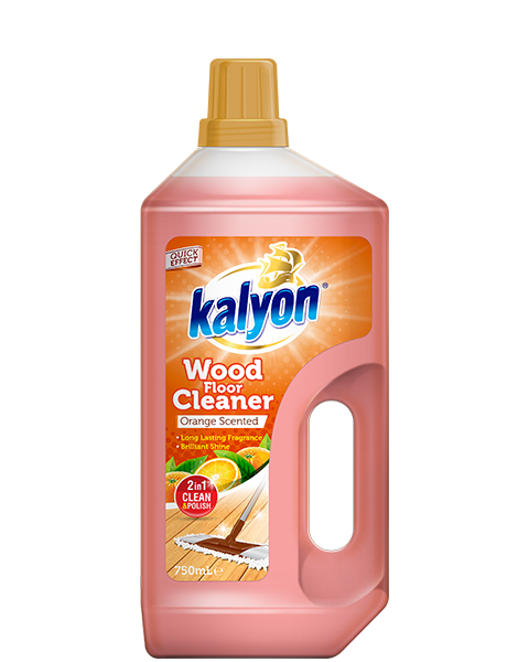 Засіб для миття дерева, паркету та ламінату Kalyon Wood Floor Cleaner Orange Scented 750 мл