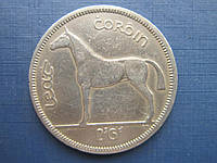 Монета 2 шиллинга 6 пенсов (1/2 пол кроны) Ирландия 1962 фауна лошадь