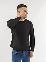 Мужская футболка с длинным рукавом L черный Yuki ЦБ-00226117 ZZ, код: 8430835