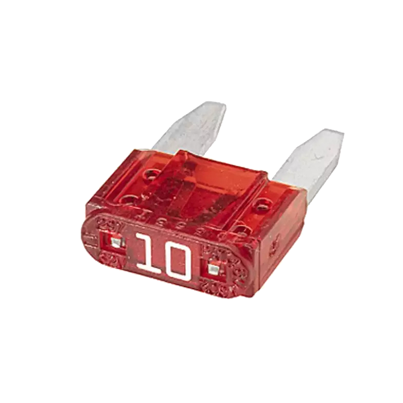 Запобіжник автомобільний плоский міні 10А, євро прозорий, фото 1