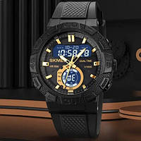 Часы наручные мужские SKMEI 1881GDBK, фирменные спортивные часы, оригинальные мужские PD-805 часы брендовые