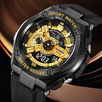 Фирменные спортивные часы SKMEI 2101BKGD | Часы для военнослужащих | AC-974 Армейские часы