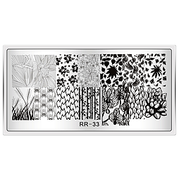 Пластина для стемпінгу RR-33 на пластиковій основі