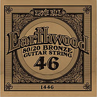 Струна Ernie Ball 1446 Earthwood 80 20 Bronze Acoustic Guitar Strings .046 ZZ, код: 6839130