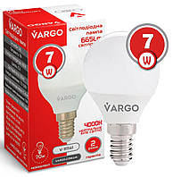 LED лампа VARGO G45 7W E14 665lm 4000K (V-111141)