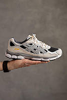 Чоловічі Кросівки Asics Gel-NYC Grey Black Beige / Асікс Гел-НІС
