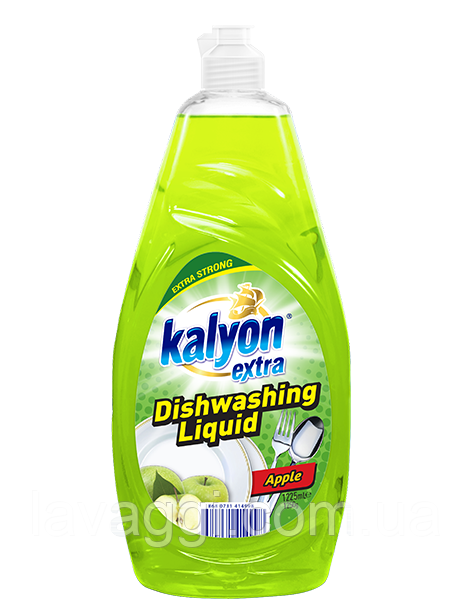 Засіб для миття посуду Kalyon Extra Dishwashing Liquid Apple 1,225 л