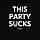 Футболка "This Party S*cks" жіноча, Чорний, XS, англійська 4603162, фото 5