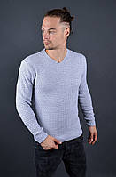 Мужской свитер светло-серый Турция 56179 L