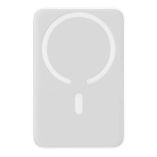 Портативний акумулятор павербанк Baseus Magnetic Mini Wireless Fast Charge 20 W 10000 mAh White (PPCX070002)
